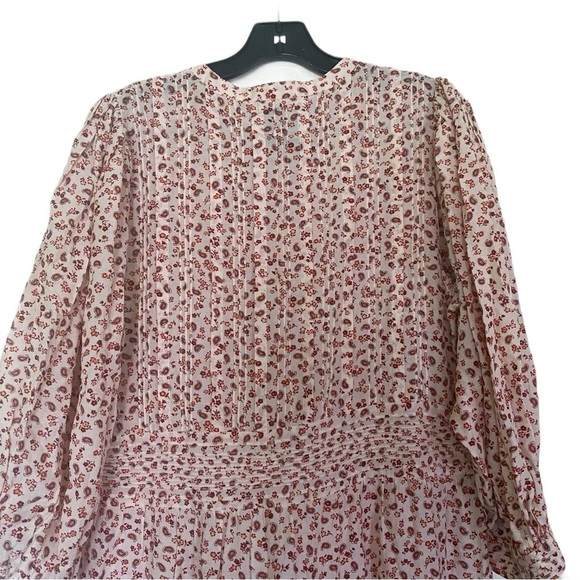 Doen Dress Rosamund Floral Midi Cotton Rust Songbird Paisley XL EUC - Picture 7 of 9